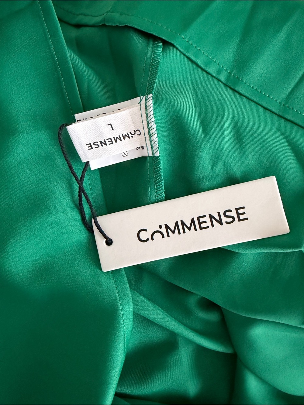 Commense Elegant Green Crossback Dress - Picture 6 of 6